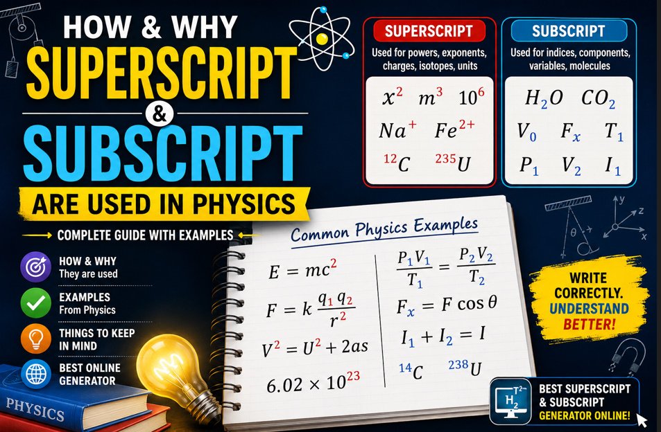 Superscript Subscript Generator