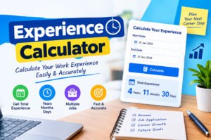 Experience Calculator – Calculate Work Experience Easily